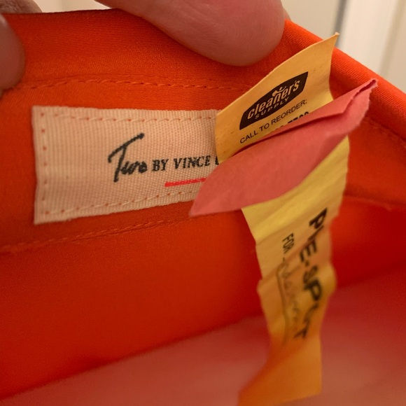 Almost new Orange Silk Vince Camuto blouse - Picture 2 of 2